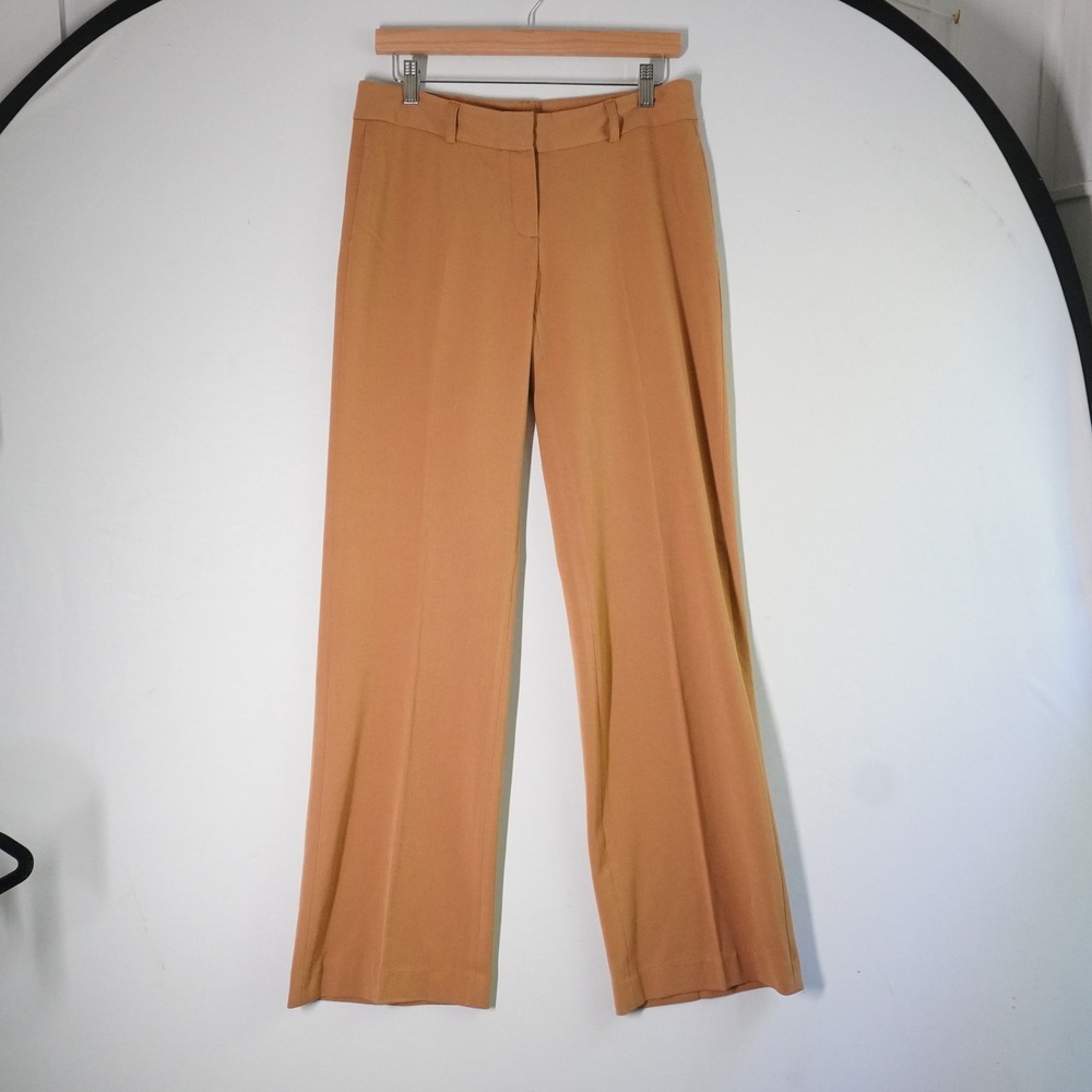 Vertigo Paris Women's Wide Leg Dress Pants Career‎ Trousers Size 8 Tan Camel